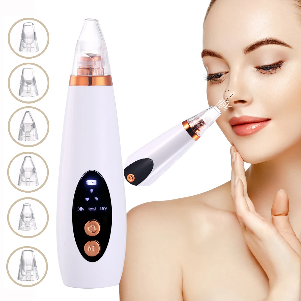 

Electric Blackhead Remover Facial Pore Cleaner Vacuum Acne Cleanser Deeply Cleaning Compact Skin Care Tool