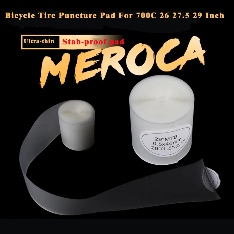

2 Pcs Bicycle Tire Liner Puncture Proof Belt Protection Pad MTB Road Bike Stab-Resistant Tire Pad 700C 26" 27.5" 29"