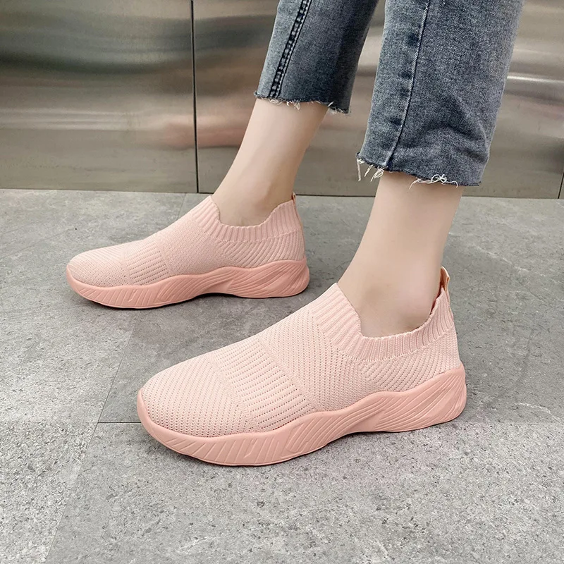 

2021 Autumn New Fashion Comfortable Flat Bottomed Women's Sportswear Casual Shoes Platform Sports Shoes Women's Vulcanized Shoes