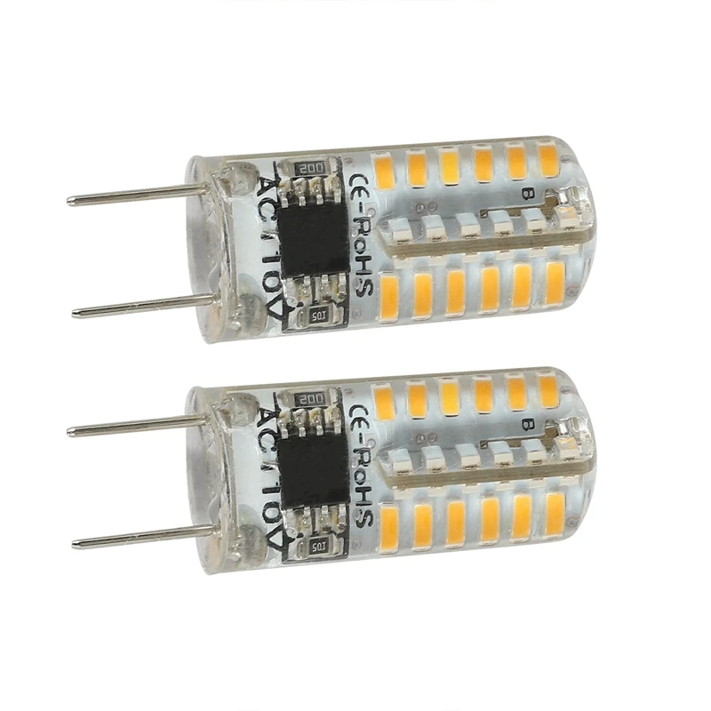 G8 LED Bulbs Dimmable 110V 3W Warm White 3000K 64 X 3014 SMD Energy Saving Light (20W Halogen Led Bulb Equivalent) fo | Дом и сад