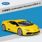 Имитация спортивного автомобиля Nicce Welly 1:24 Lamborghini ventuador LP610-4, модель автомобиля из сплава, декоративные украшения, Коллекция игрушечных инструментов, подарок
