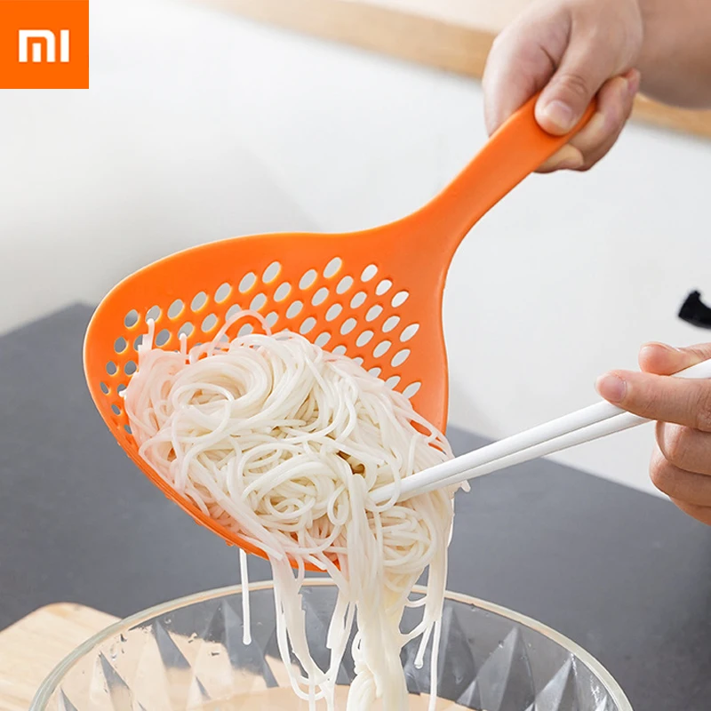 

Xiaomi Cooking Shovels Food Strainer Scoop Nylon Spoon Drain Gadgets Large Colander Soup Filter Household Kitchen Accessories