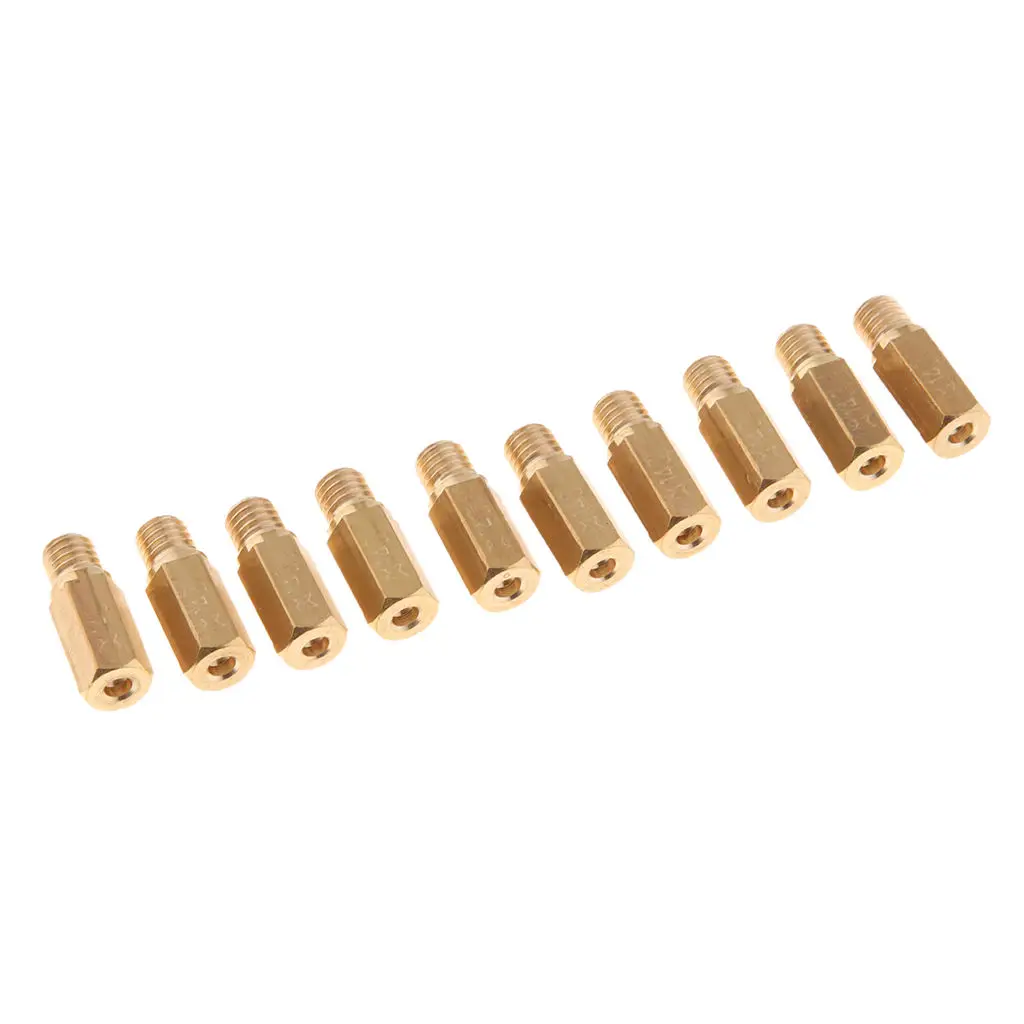

10Pcs Carburetor Main Jet 142 For OKO CVK KOSO PWK Fuel Carburetor