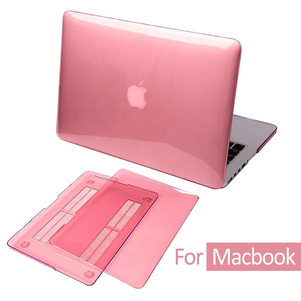 Прозрачный жесткий чехол для ноутбука Apple Macbook Air Pro Retina с/без сенсорной панели 11 12