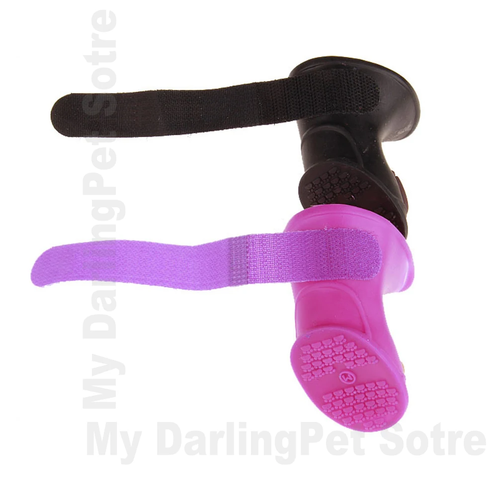 Ботинки от дождя для собак резиновая портативная Нескользящая