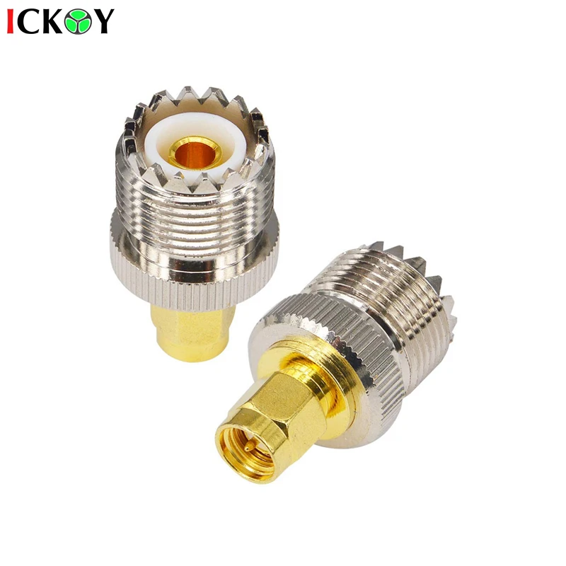 RF коаксиальный адаптер SMA Male к UHF Female SO239 SDR разъем SO 239 конвертер для MD380 Garmin Alpha HT
