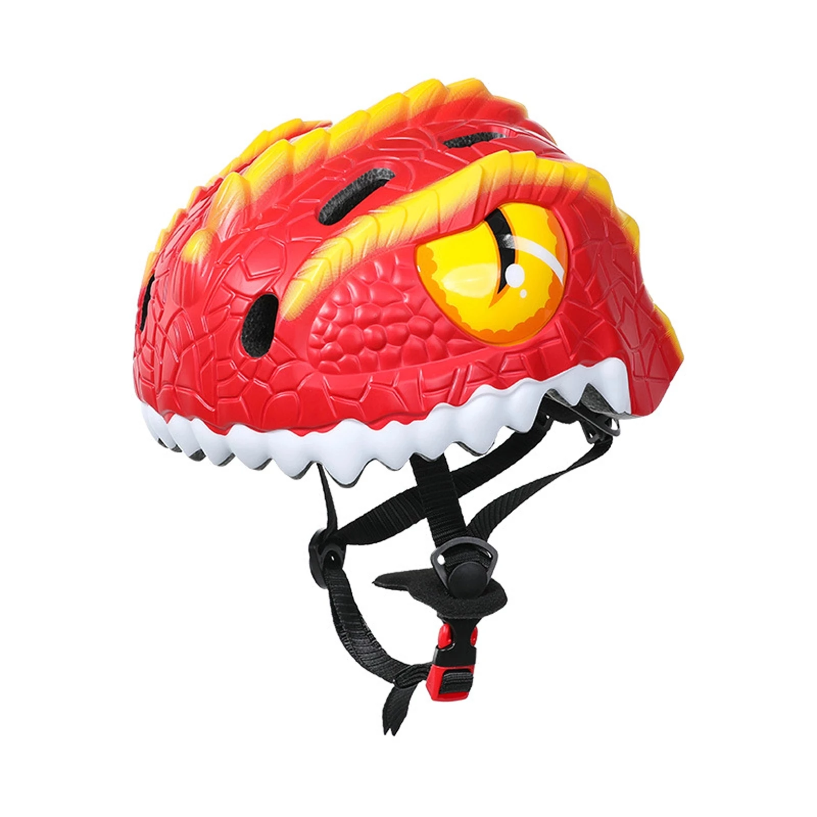 Children's Bicycle Helmet 3D Dinosaur Part Scooter Various Sports Adjustable Kid Girl Boy Breathable Hole | Спорт и развлечения