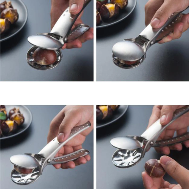 Chestnut Opener Peeling Tool High Quality Stainless Steel Clip Openers Sheller Kitchen | Дом и сад