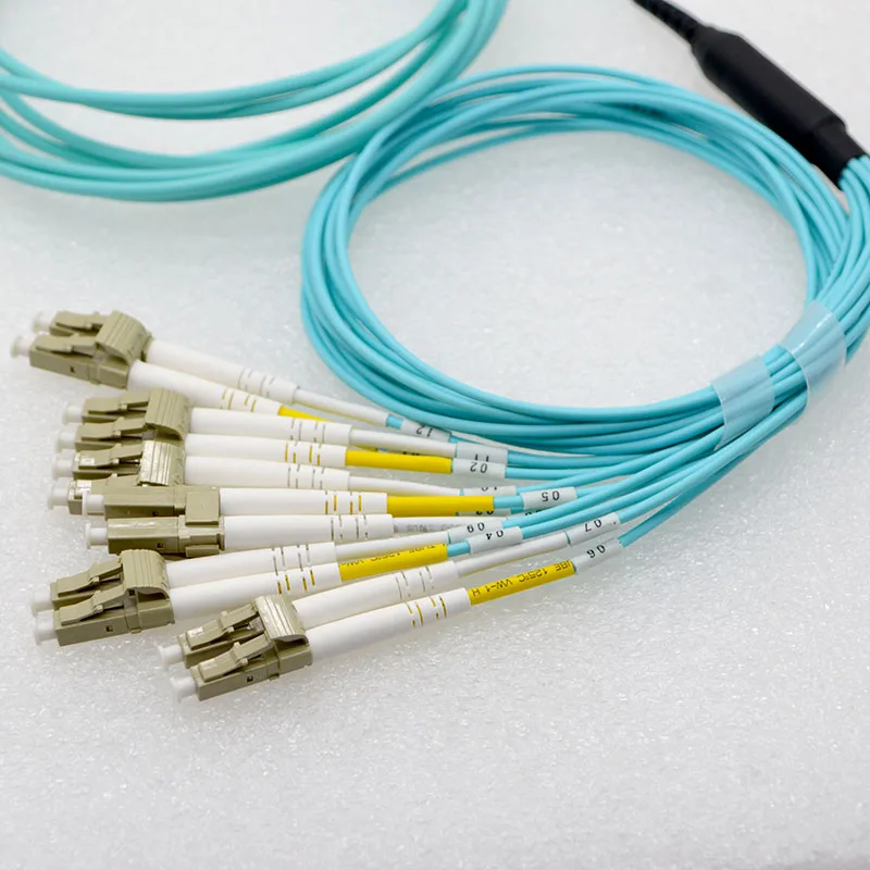 New 3m Optical Fiber Jumper MPO-LC 12Core 10 Gigabit Multimode OM3 40G Fiber Optical Connector Special Wholesale