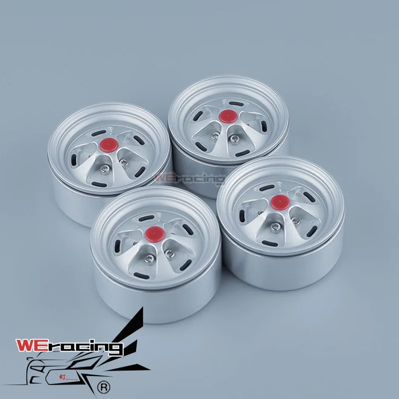 Бесплатная доставка партиями по 4 шт. матовое серебро 1 9 колесные диски для 1/10 RC