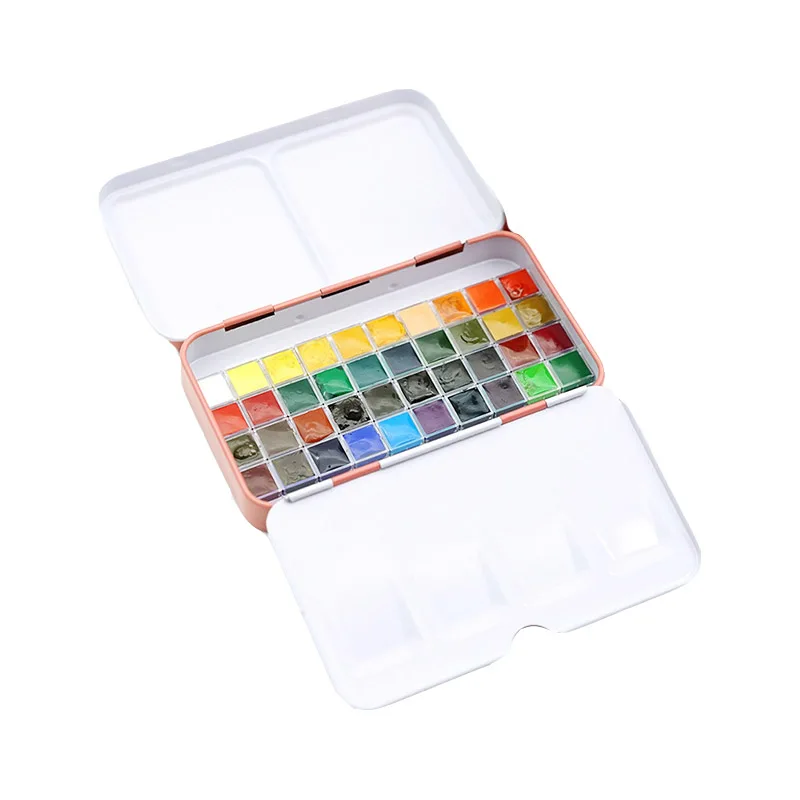 

Van Gogh 40 Color Watercolor Pigment Subpackage Novice Tubular Solid Iron Box Trial Pack 12 Color 24 Color 0.5ml/1ml Subpackage