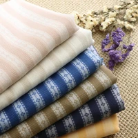 jacquard striped cotton and linen blended fabric ethnic style dress robe cheongsam clothing diy fabric