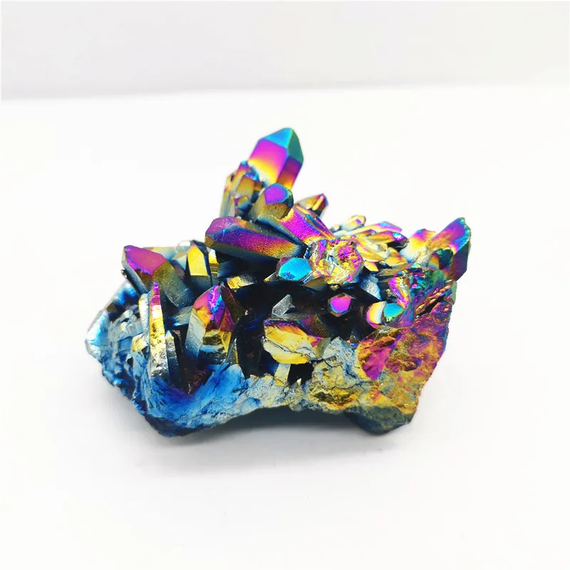 Натуральный гальванических Цвет белого цвета с украшением в виде кристаллов