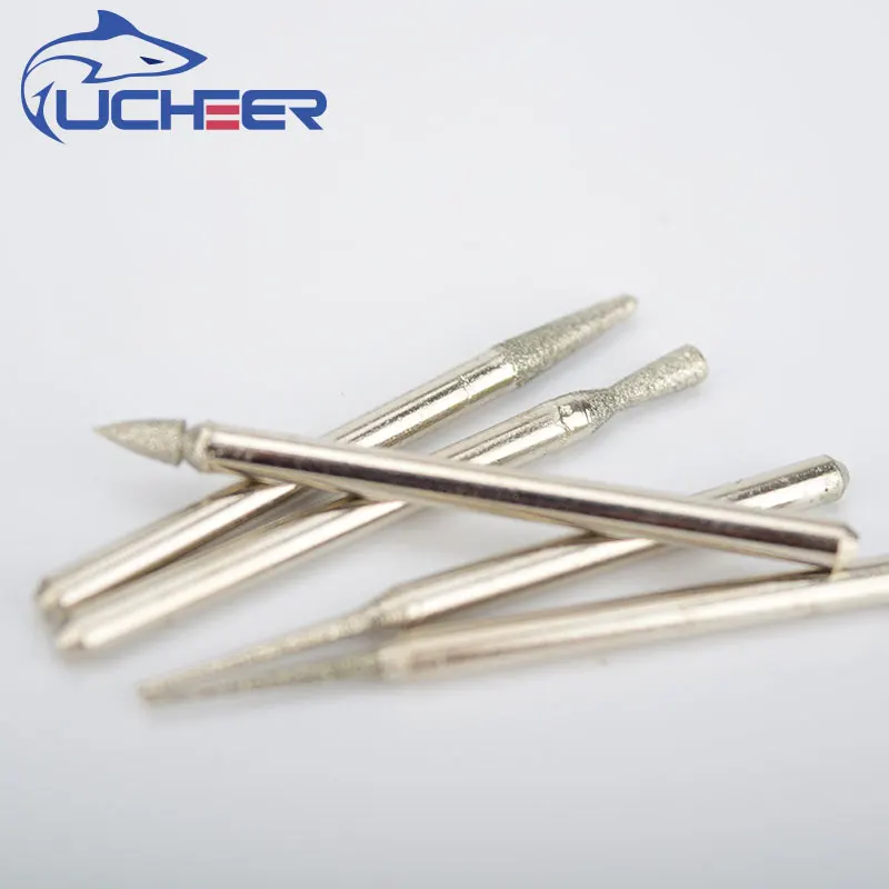 Алмазные/титановые боры UCHEER 3 мм 30 шт./компл. для дрели Dremel детали гравировки