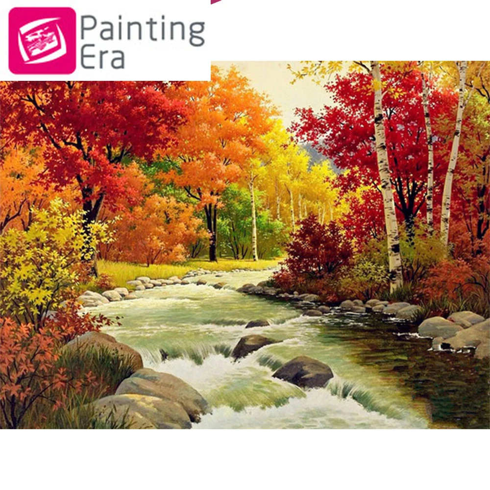 2020 Эра осень 5D алмазная живопись пейзаж DIY Бриллиантовая мозаика полностью