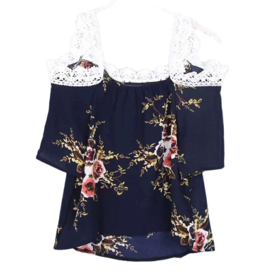 Кружевной лоскутный женский топ на бретельках летняя повседневная майка с