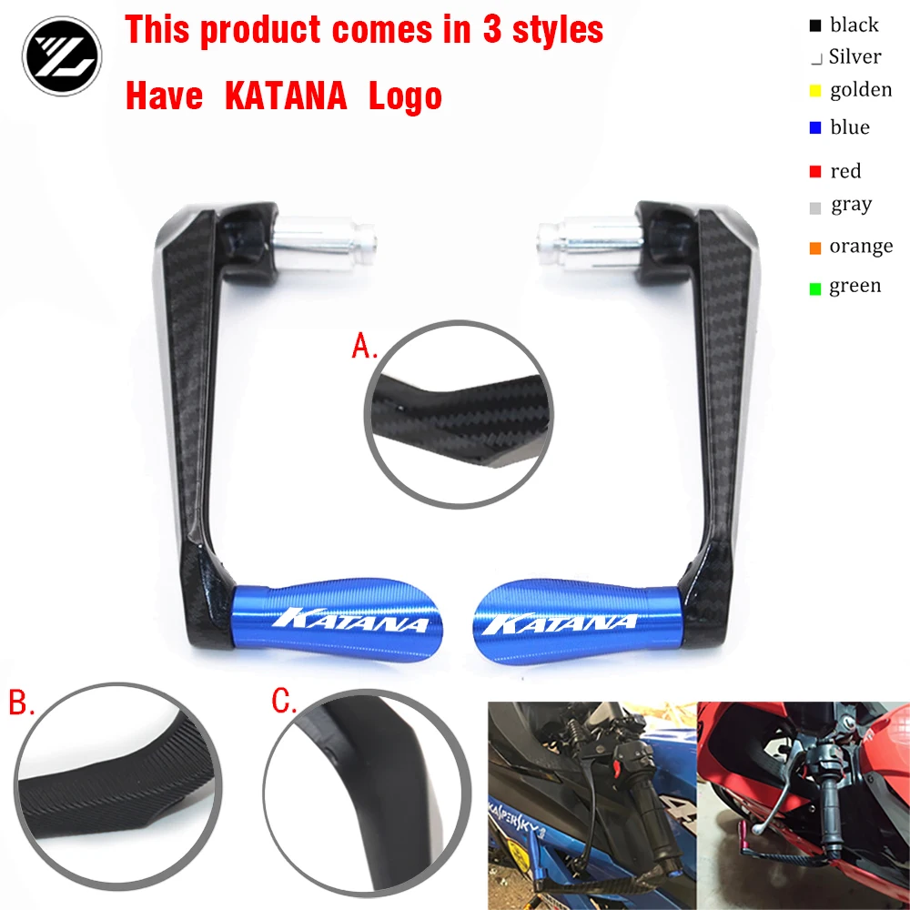 

Motocycle Handlebar Handle grips Bar Ends Brake Clutch Levers Guard Protector For Suzuki Katana GSX600F GSX750F GSX 600F 750F