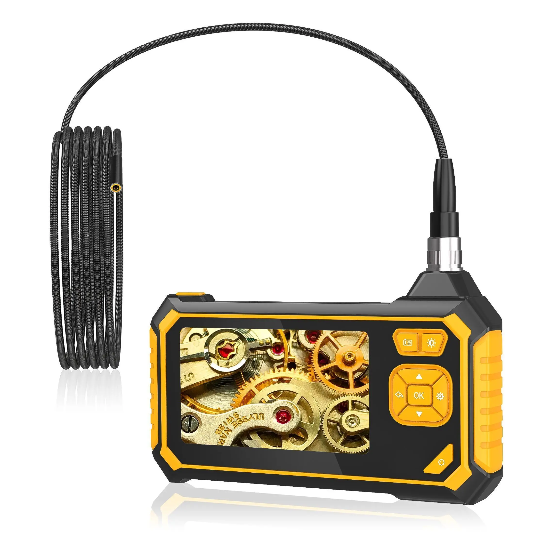 Inskam113 4,3 дюймовый lcd цветной экран 1 м 5 м 10 м ручной эндоскоп промышленные домашние Эндоскопы с 6 светодиодами