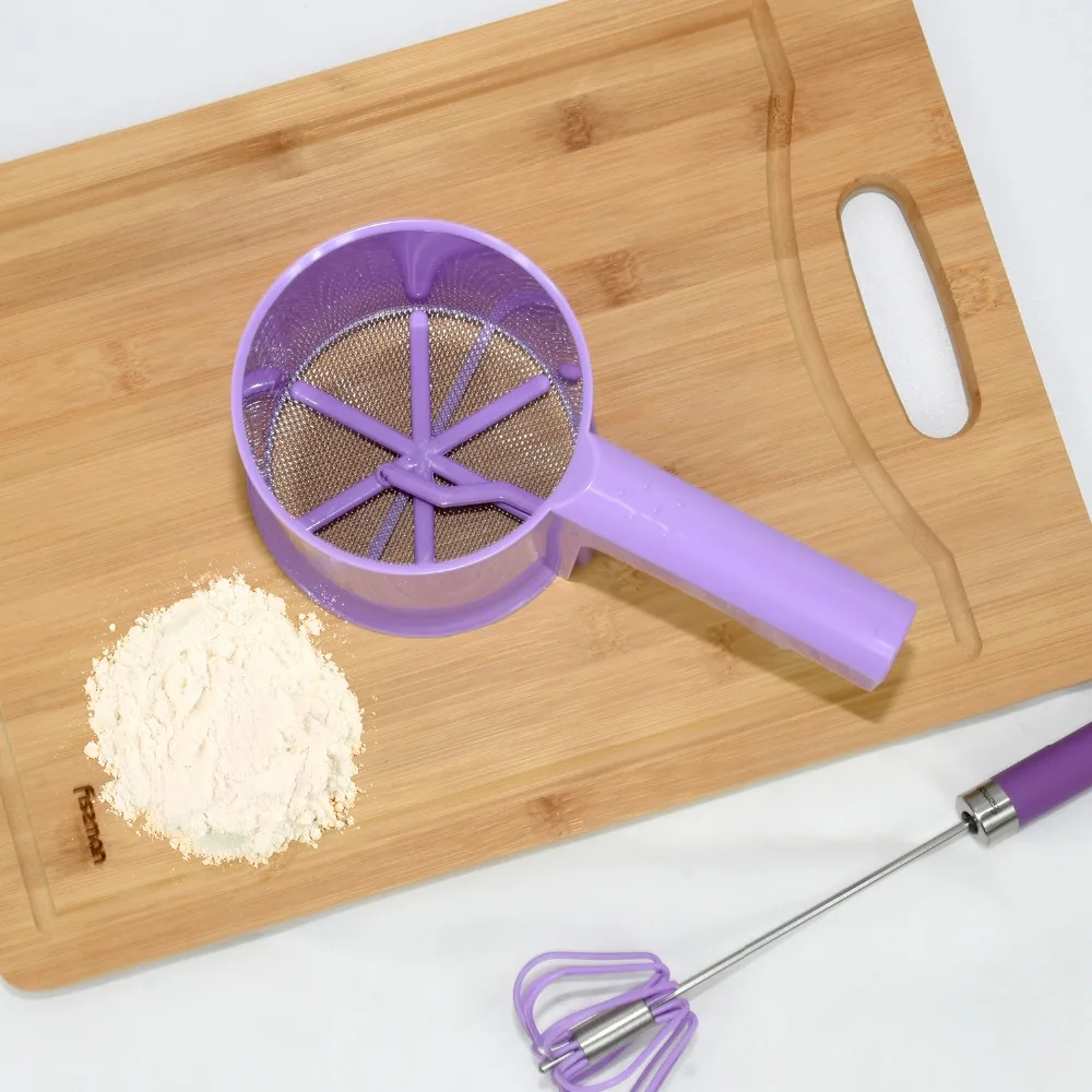 Просеиватель для муки FISSMAN с ручным прессованием шейкер пудры выпечка