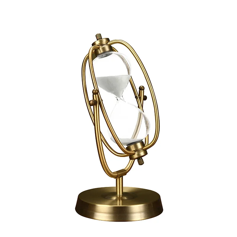 

Hourglass timer 30 minutes American small creative furnishings living room wine cabinet decoration European retro ornaments