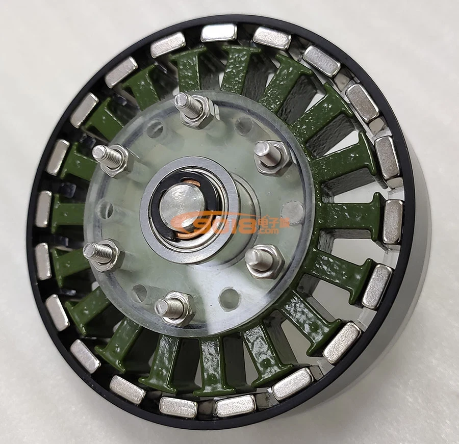 Дисковый бесщеточный двигатель M6 6010 трехфазный генератор с постоянным магнитом