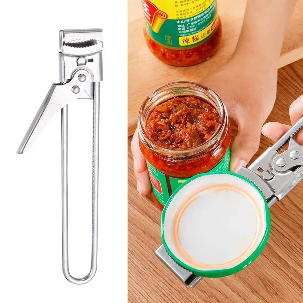Регулируемый консервный нож из нержавеющей стали профессиональный нескользящий