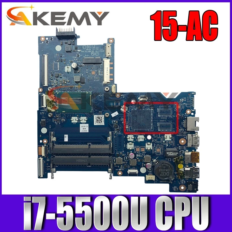 

For HP 15-ac118la 15-AC Laptop Motherboard 815246-601 815246-501 i7-5500U PRO LA-C701P 100% fully tested