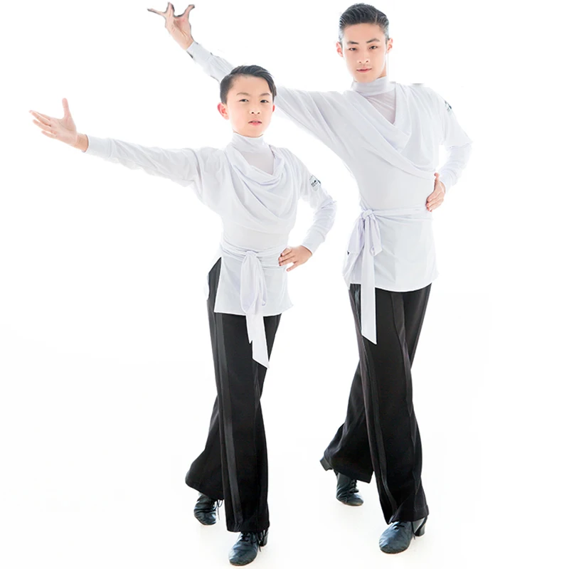 Костюм для латиноамериканских танцев на заказ взрослых и детей топы с брюками