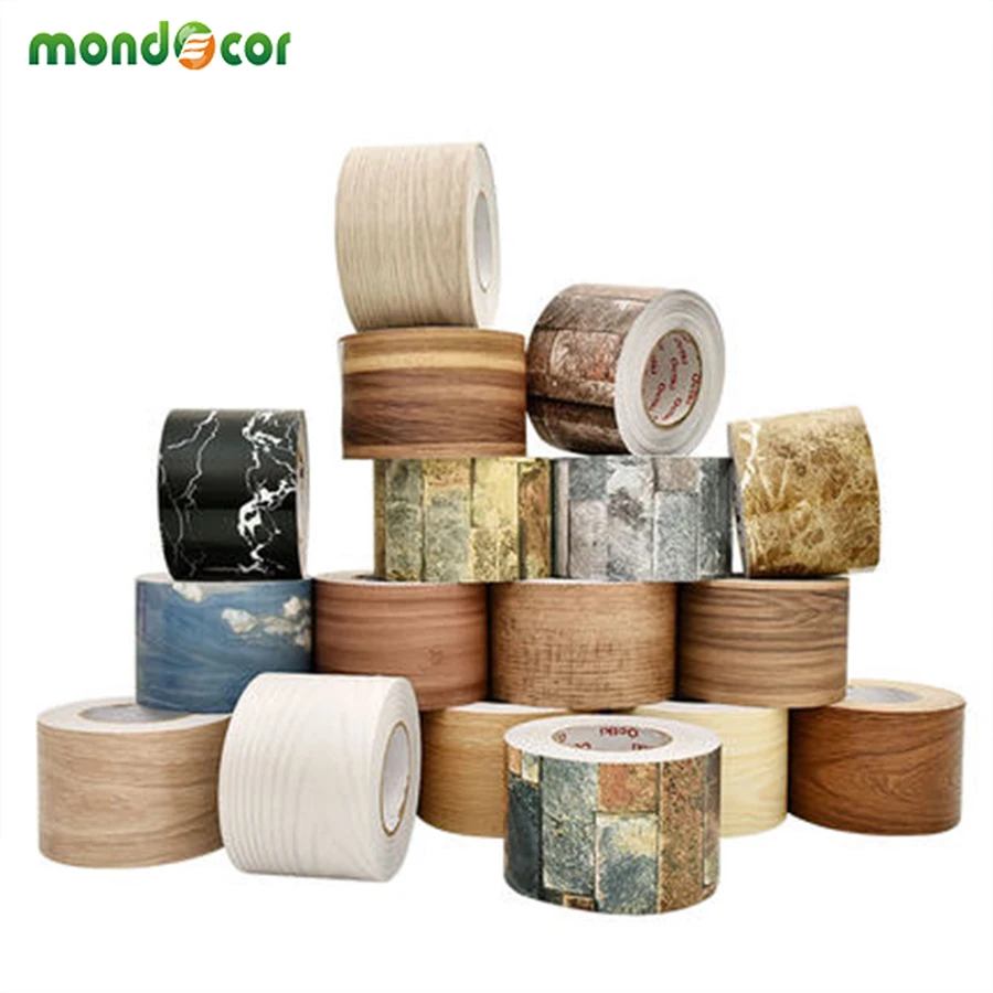 ПВХ Водонепроницаемый плинтус Плитки наклейки самоклеящиеся двери окна Граница