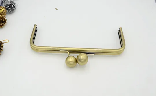 3 piece per lot bronze color metal purse frame 25 cm or 22 big ball size diy handbag accessories handle obag hanger | Багаж и сумки