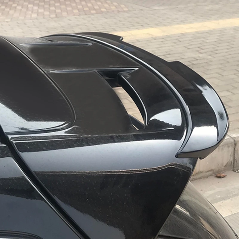 Для Ford fiesta st MK7 MK7.5 ЗАДНЕЕ крыло ABS БАЛКОВЫЙ Углеродное волокно ЗАДНЯЯ МАЛЕНЬКА