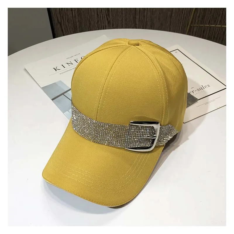 SWAK для прогулок бейсболки женщин модные поясом на кнопках бренд Snapback шапки