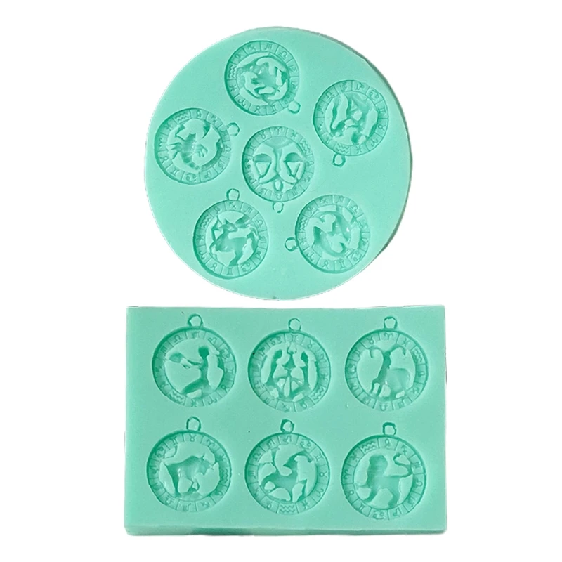 

Silicone Mold for DIY Keychain Necklace Charms Epoxy Resin Jewellery Making L5YB