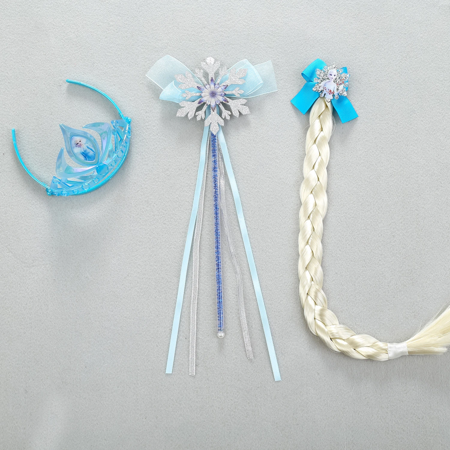 Детские аксессуары для волос Frozen 2 ободок принцессы Эльзы Анны и парик с короной