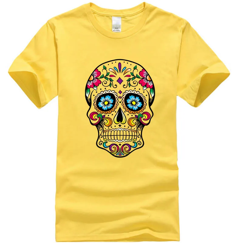

Men's t-shirt high quality 100% Oversized t-shirt, genshin impact street style loose cool skull print t-shirts man summer