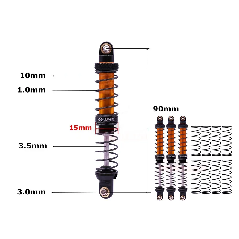 4 шт амортизаторы для металл