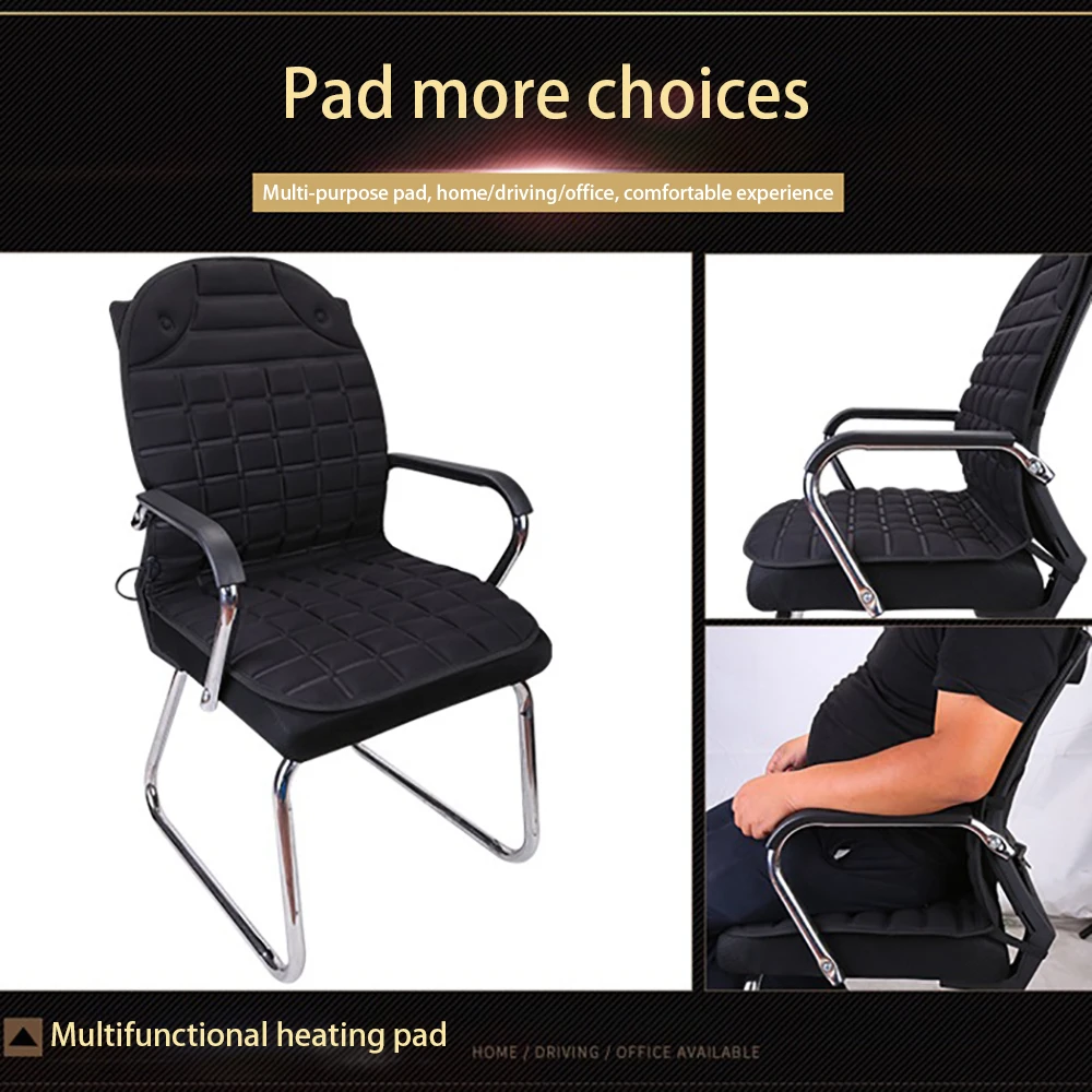 96*48 см 12V подогреваемое кресло для автомобиля наволочка чехол сиденья