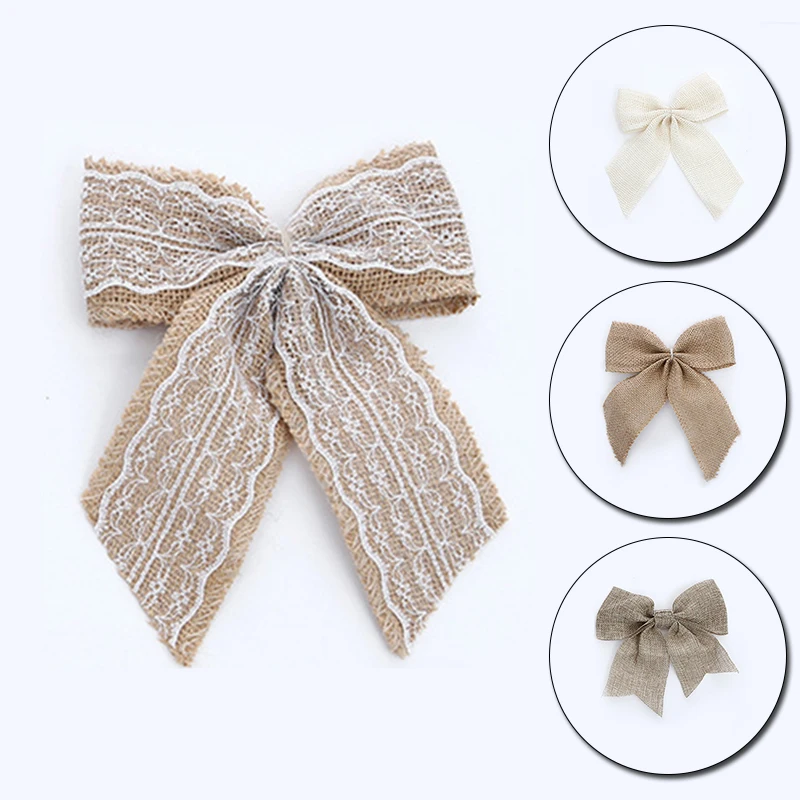 Packaging Vintage White Flower Bowknot