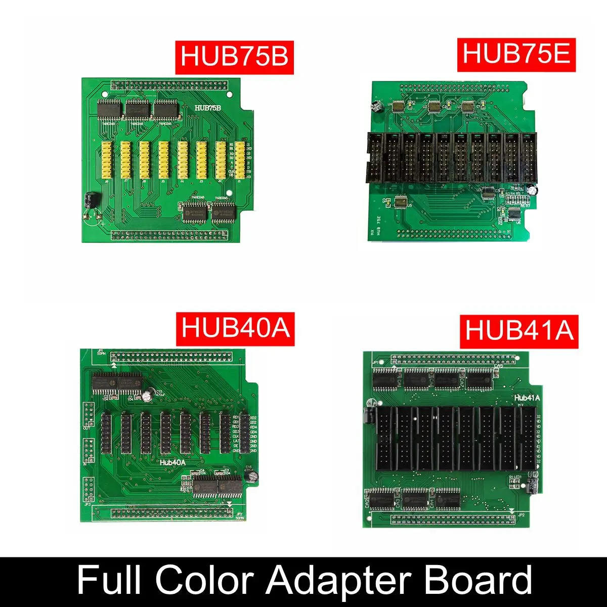 Полноцветный светодиодный дисплей конверсионная карта Hub75E Hub41A работает с