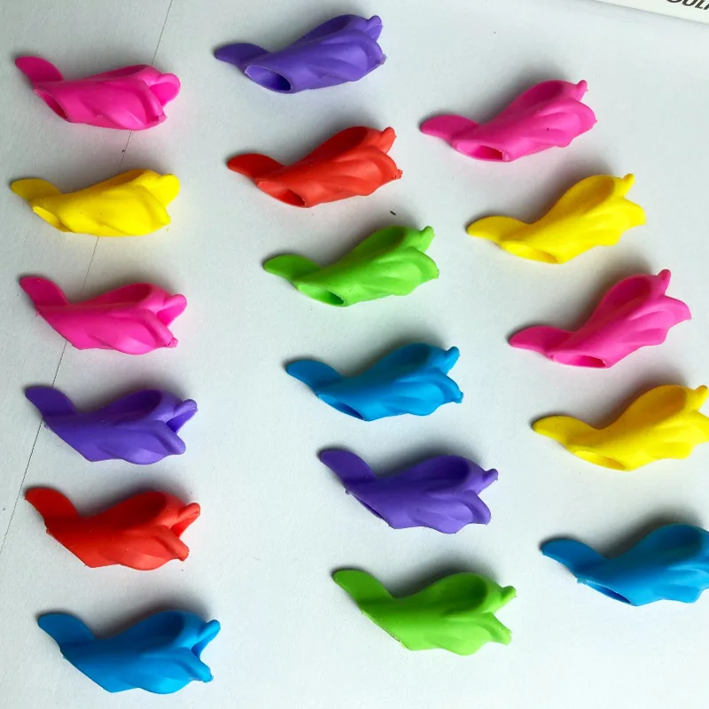 

5pcs Children Posture Corrector Topper Handle School Supply Stationery Store Pencil Baby Writing Trainer Corrective Accessories