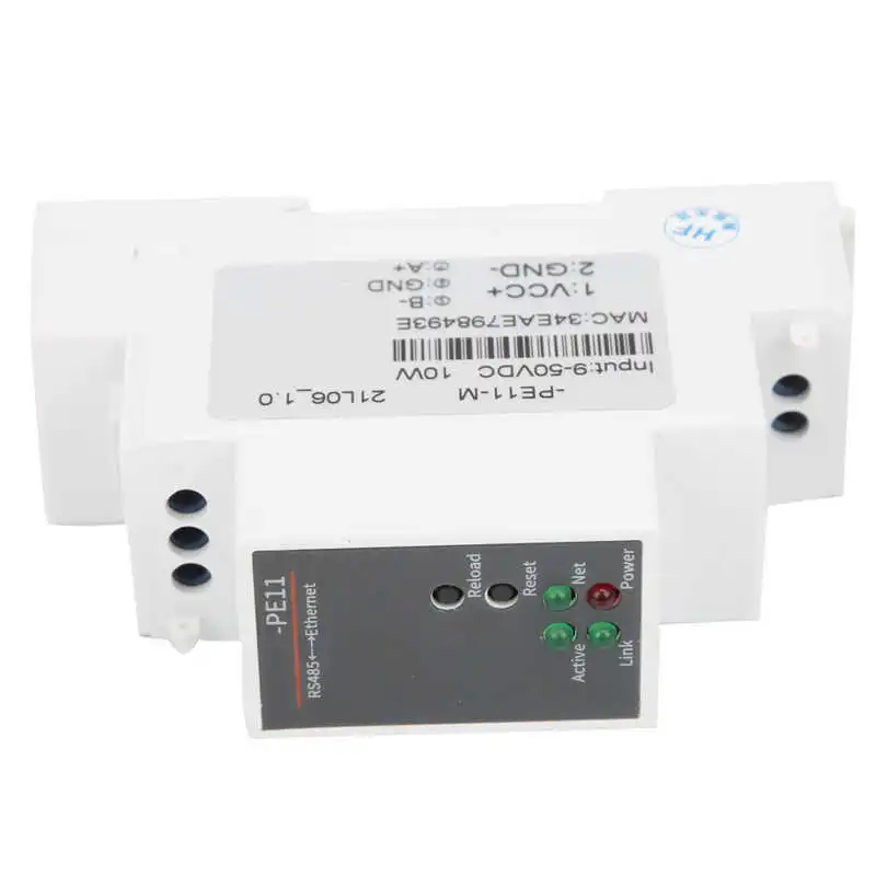 RS485 to WIFI Serial Server Rail Mounting Ethernet Network Module 9-50VDC 10W | Обустройство дома