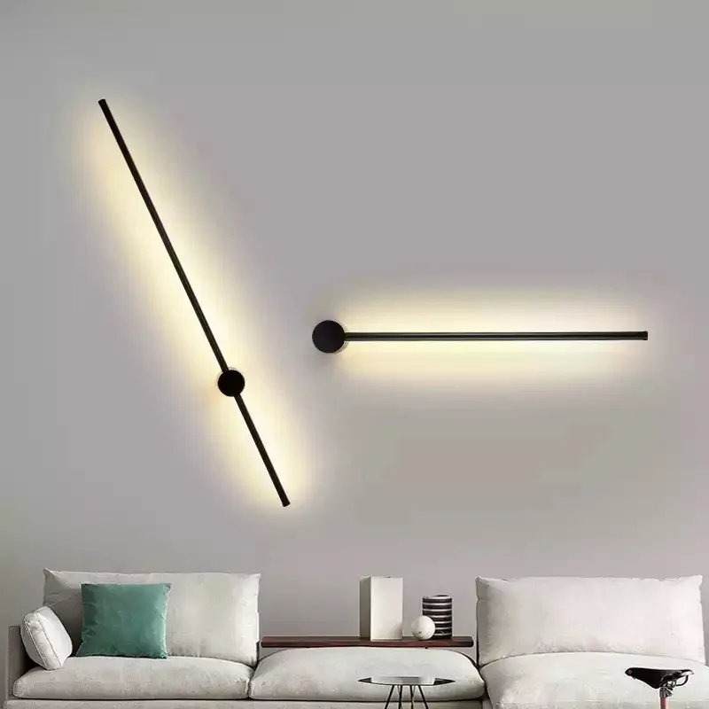 dormitori Indooor-Lámpara Led de pared luz de fondo de sala de estar 