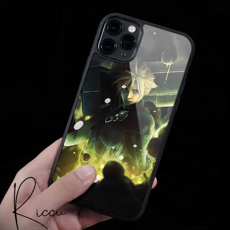 

Final Fantasy VII Phone Case Rubber for iPhone 12 11 Pro Max XS 8 7 6 6S Plus X 5S SE 2020 XR 12Mini case