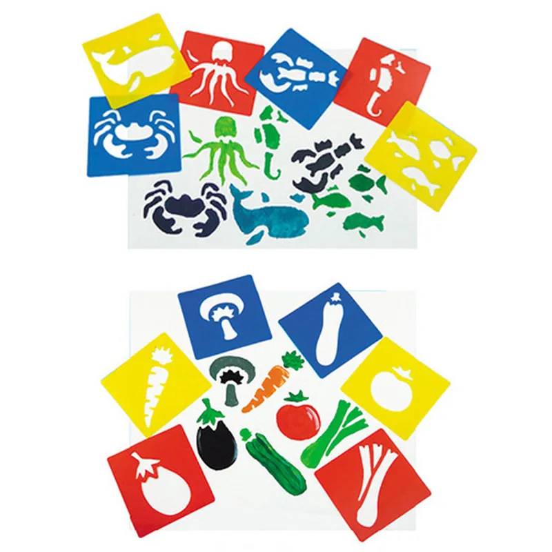 Новый DIY Детский рисунок динозавра автомобиля шаблон трафареты костюм дети