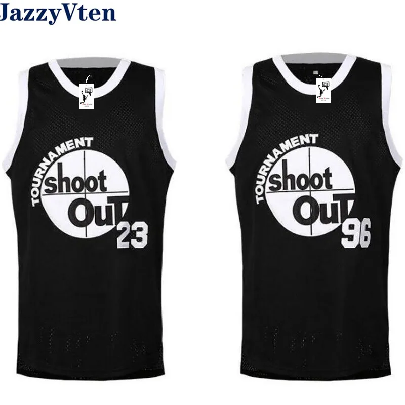 Мужская баскетбольная майка с вышивкой в стиле ретро 96 сшитая новом дизайне