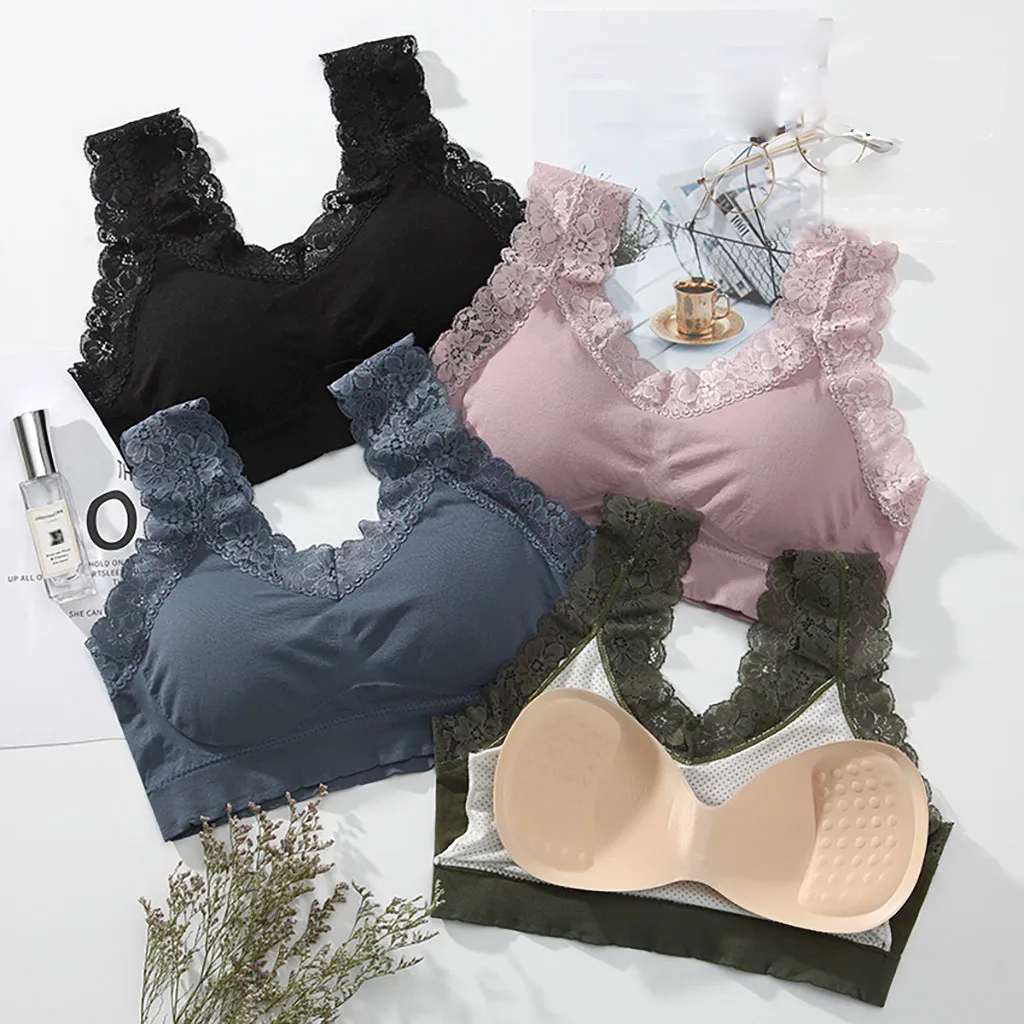 Мягкий Бесшовный Бюстгальтер женское нижнее белье пуш ап с полной чашкой женские