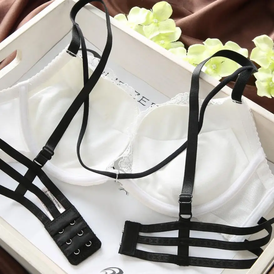 

Sexy push up padded underwear briefs lace bra set bra and panty set back closure seamless women underwire lingerie set