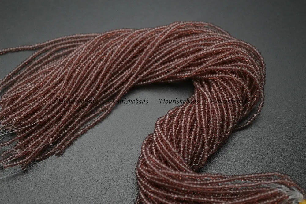 Различные цвета маленький 1 5x2 5 мм граненый стеклянный кристалл свободные бусины