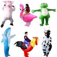 shark animal carnival party play dress new inflatable dinosaur costume alien sumo party unicorn suit dress cosplay disfraz