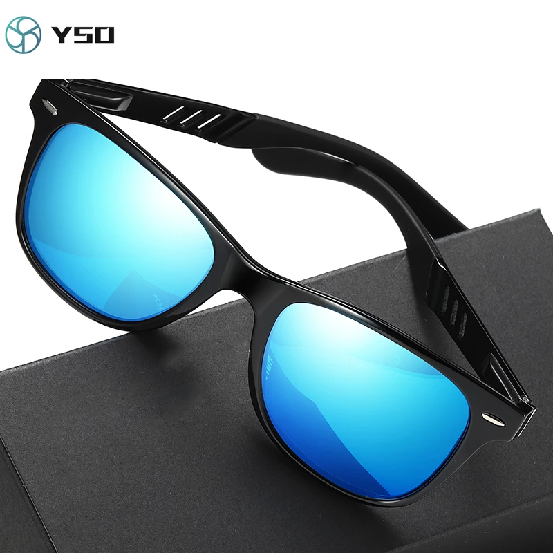 

YSO Men Vintage Ultralight Aluminum Polarized Sunglasses Classic Brand Sun glasses Coating Lens Driving Eyewear For Men/Wome